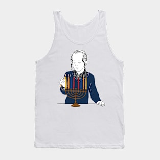 Lighting the Hanukkah Menorah Tank Top